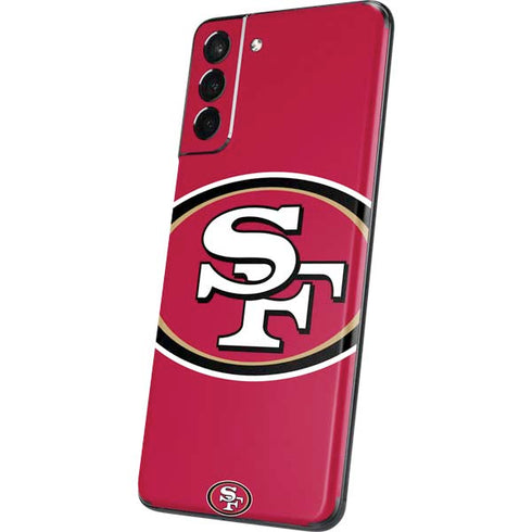 NFL San Francisco 49ers Large Logo Galaxy S21 Plus 5G Skin